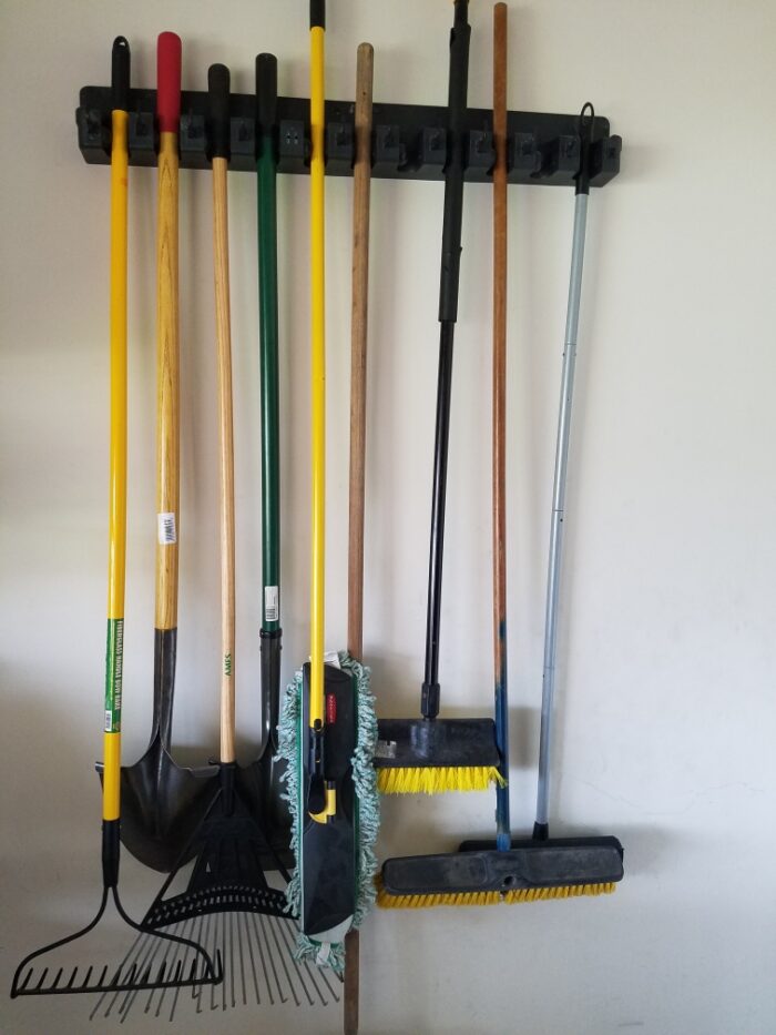 Gravity Hook Mop and Broom Holder